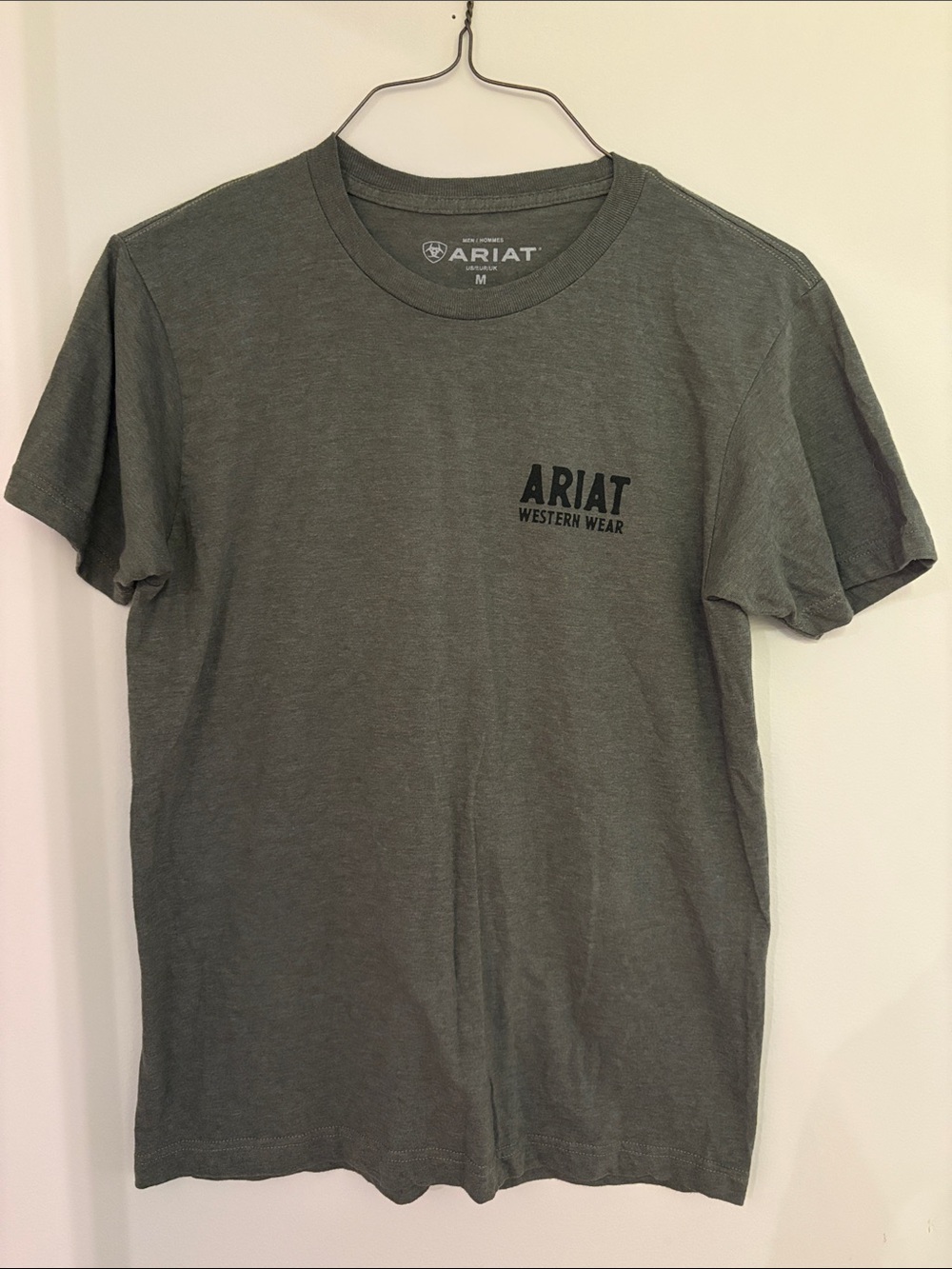 Ariat Men's Short Sleeve Tee in Olive Size M